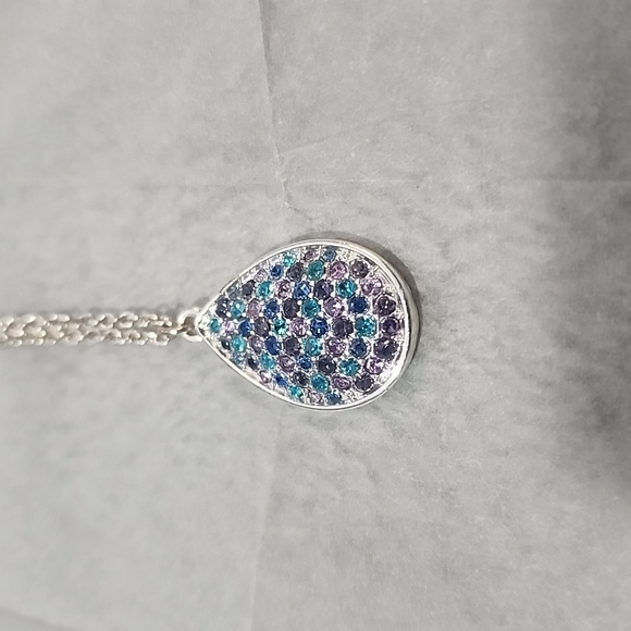 Pastel Pave Necklace - Picture 2 of 3